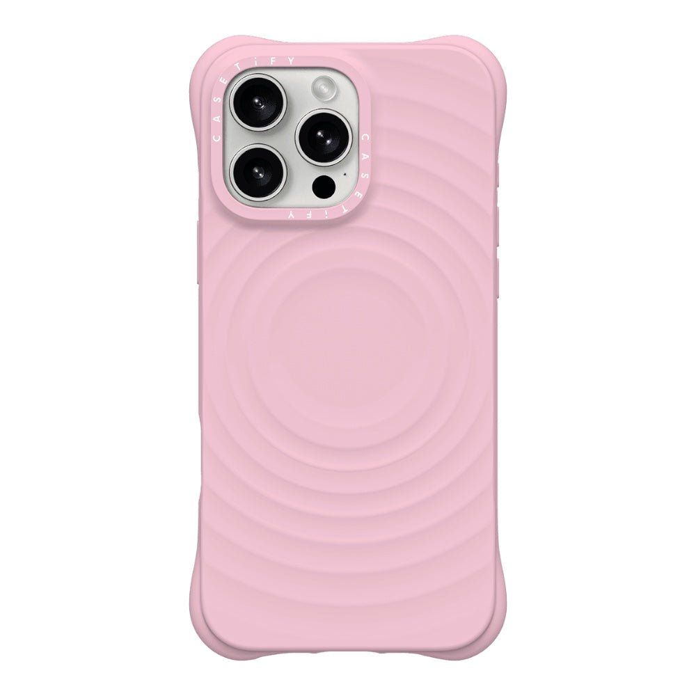 Casetify ripple iphone 15 plus / 14 plus color rosado - TOP MOVIL