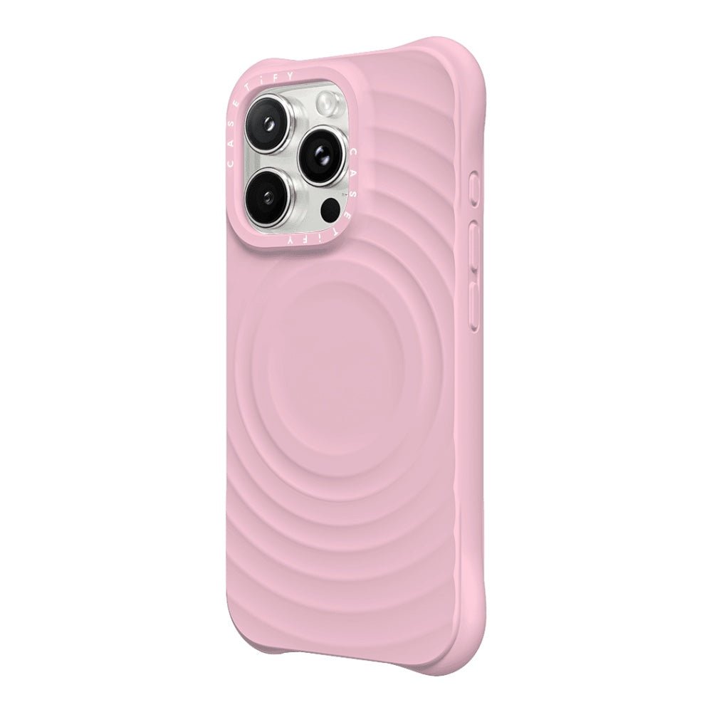 Casetify ripple iphone 15 plus / 14 plus color rosado - TOP MOVIL