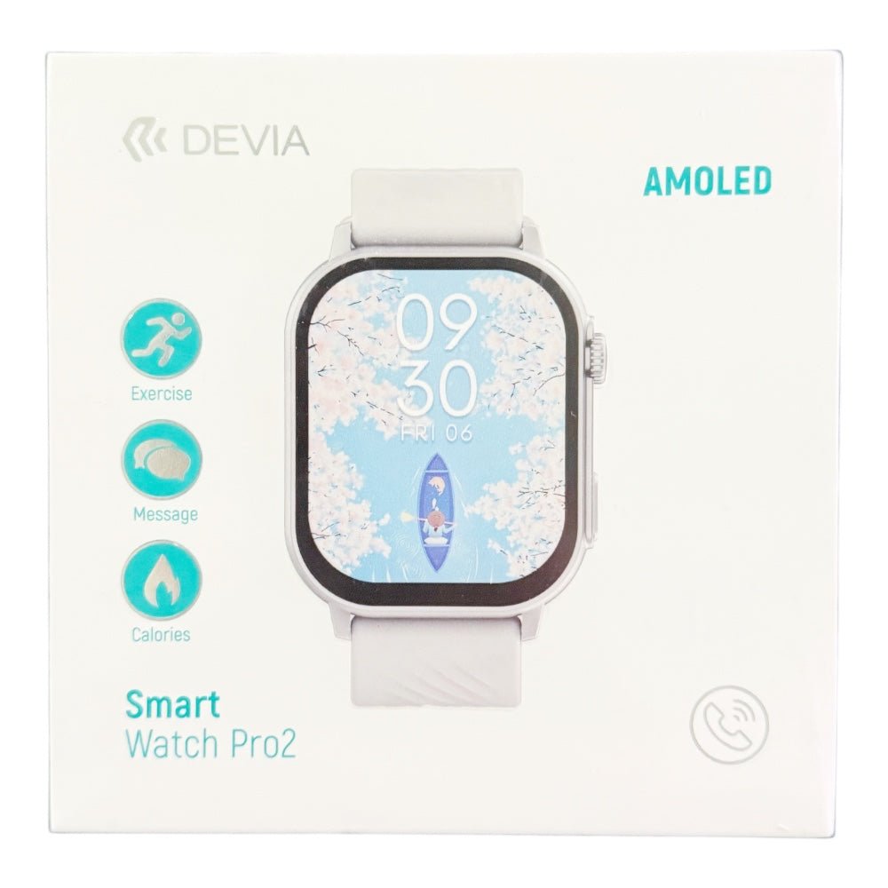 Devia Smart watch pro 2 color silver - TOP MOVIL