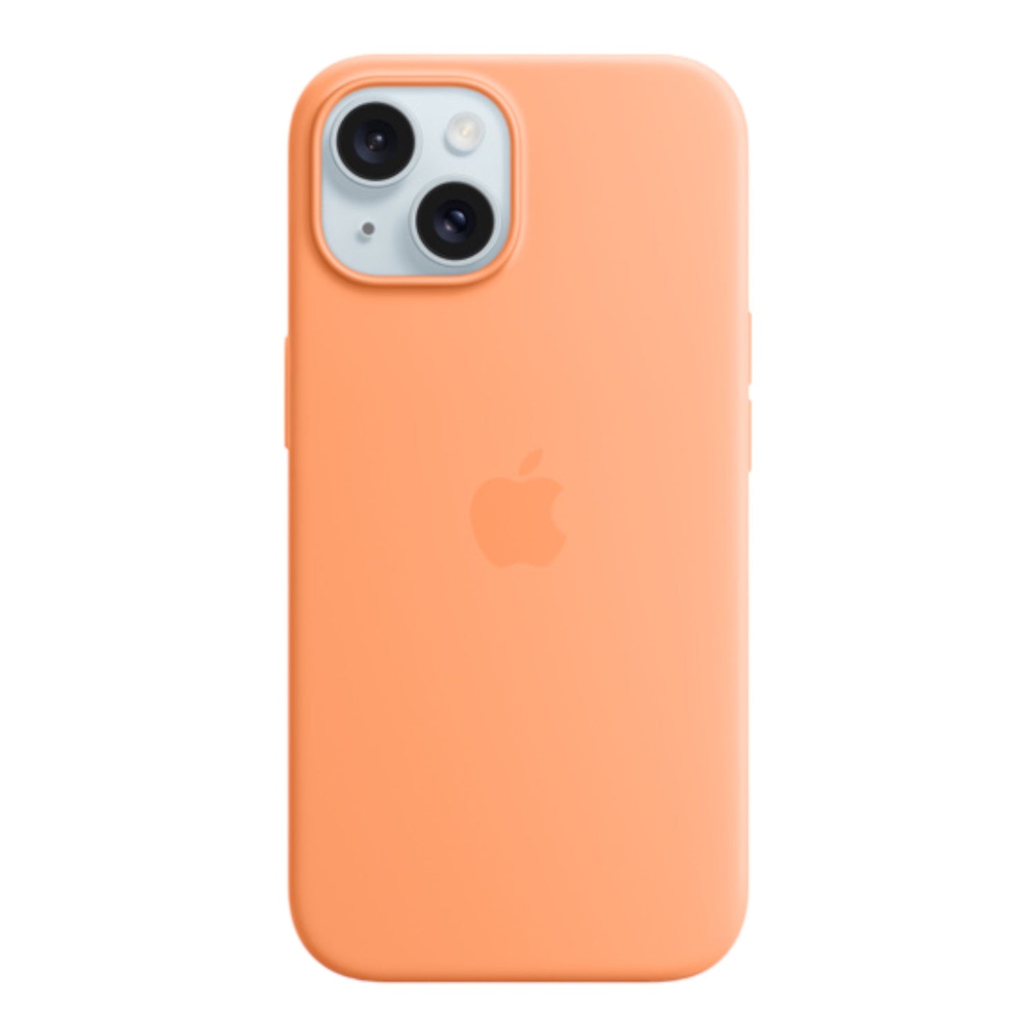 Estuche apple magsafe iphone 15 silicone color papaya - TOP MOVIL