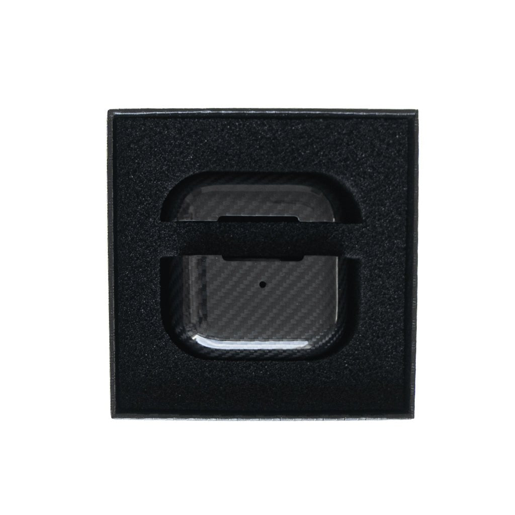 Estuche clasico el rey fibra carbon apple airpods gen 3 color fibra carbon negro - TOP MOVIL