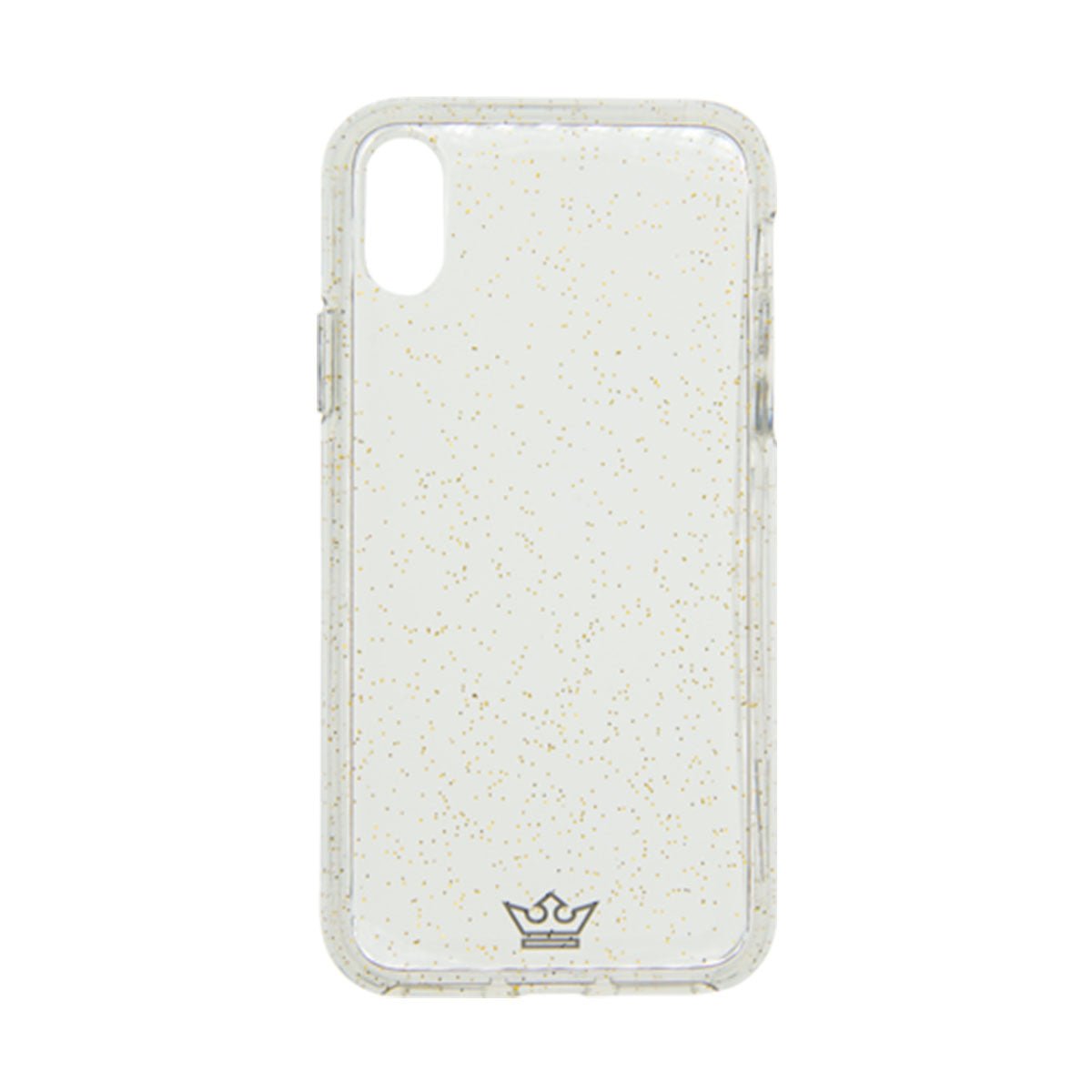 Estuche clasico el rey glitter apple iphone x color transparente - TOP MOVIL