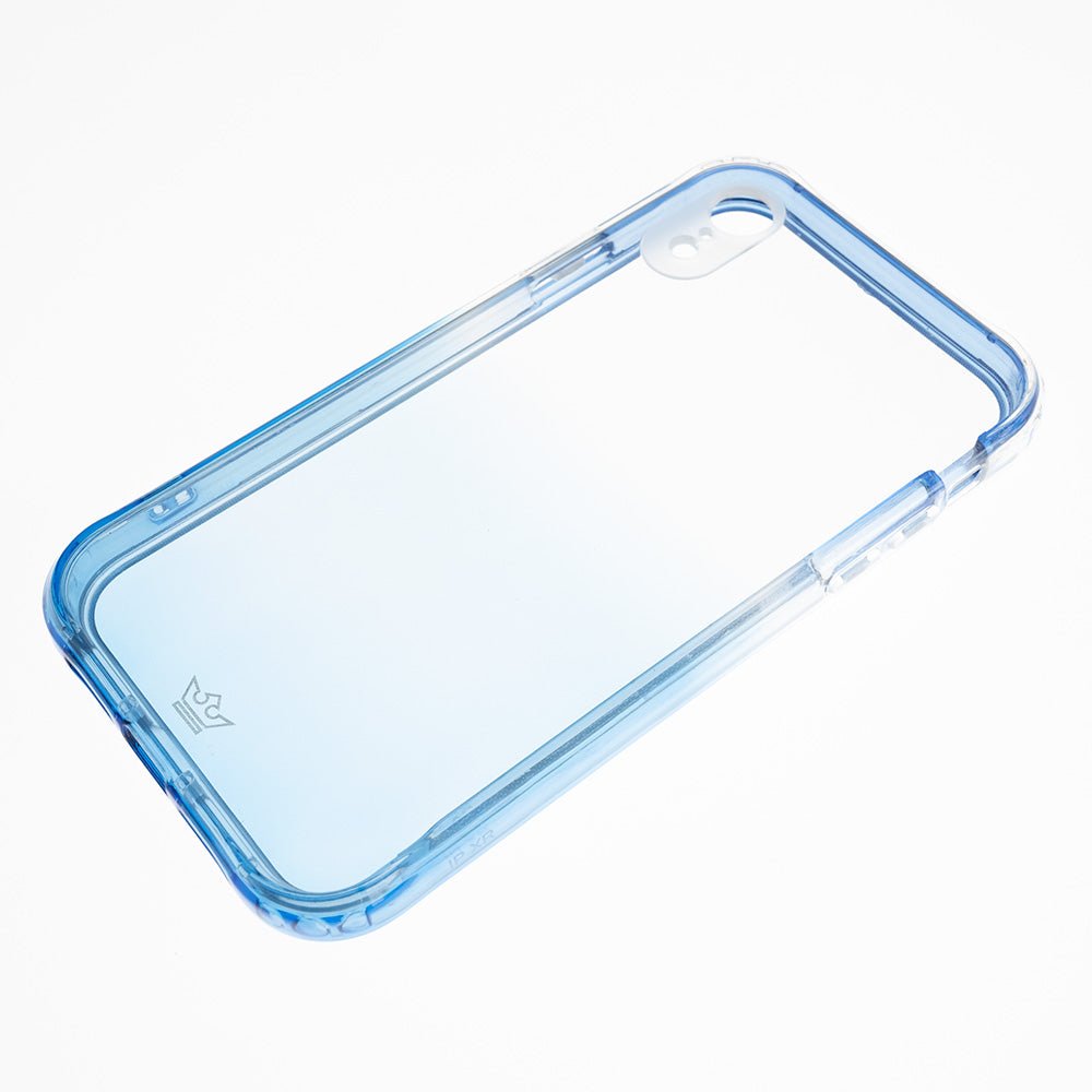 Estuche clasico el rey marco degrade de apple iphone xr color celeste - TOP MOVIL