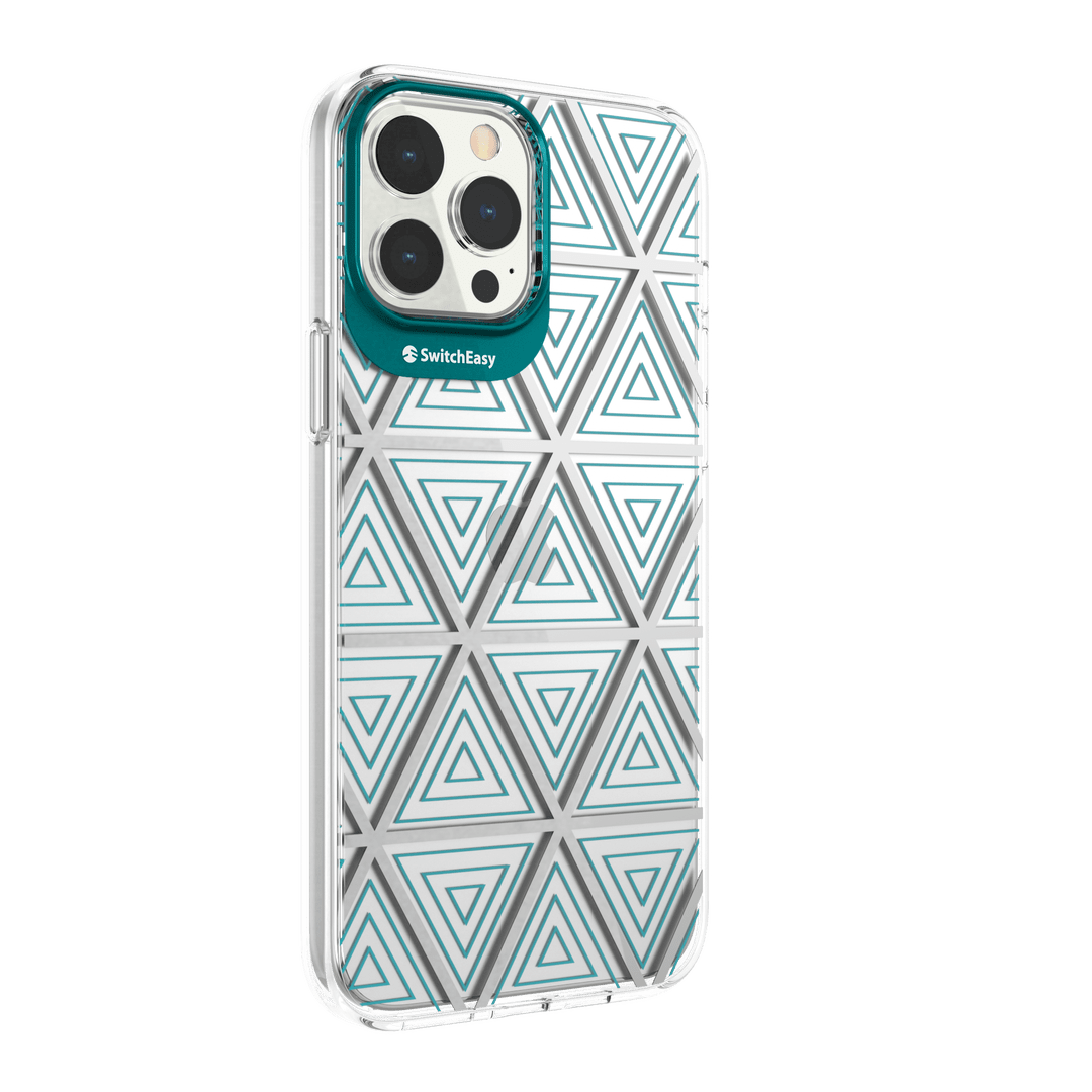 Estuche clasico switcheasy artist double in mold decoration apple phone 12 pro max / iphone 13 pro max color aurora - TOP MOVIL