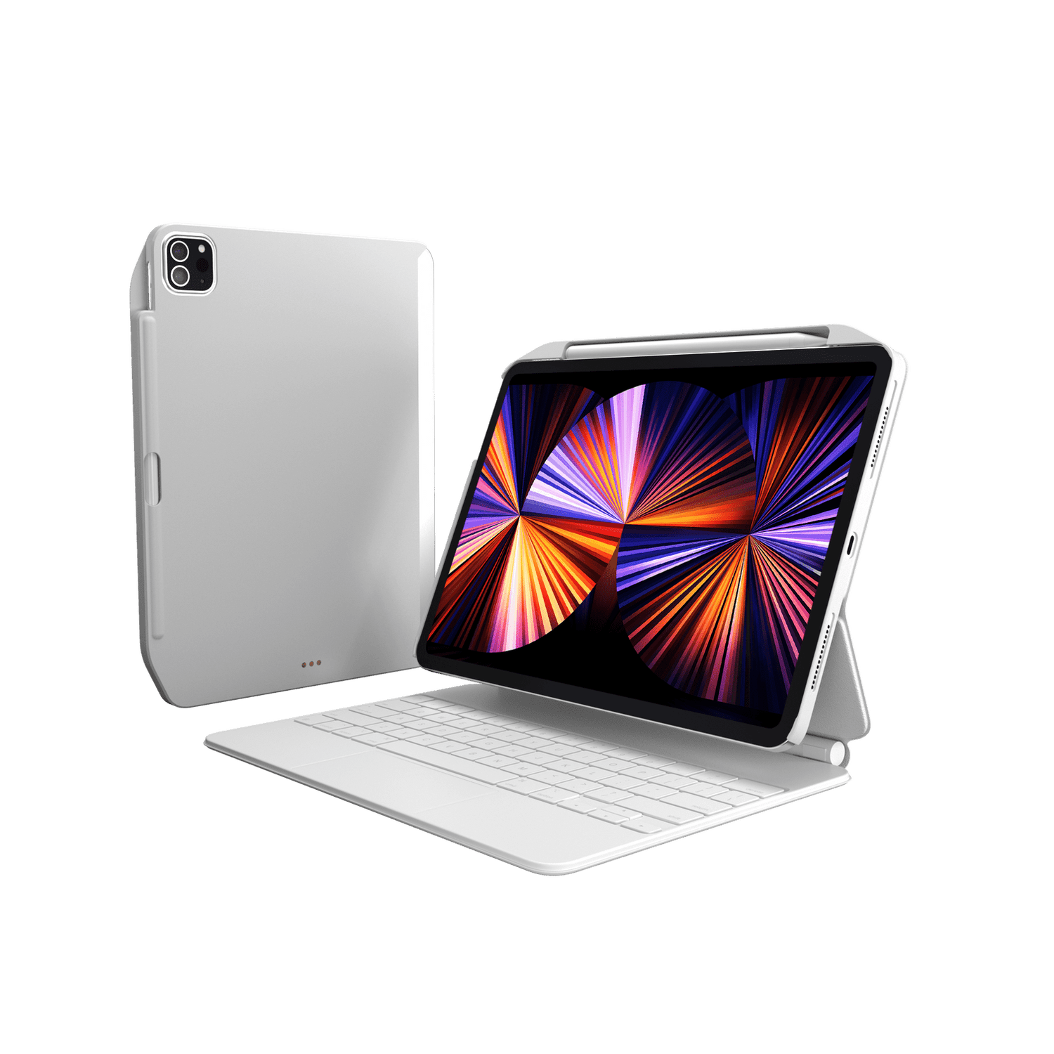 Estuche clasico switcheasy cover buddy protective for 2021 ipad pro 12.9 apple ipad pro color blanco - TOP MOVIL