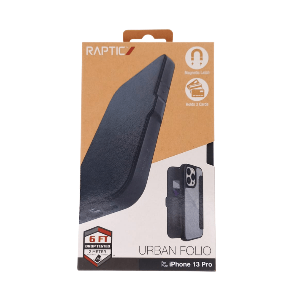 Estuche clasico xdoria raptic urban folio for apple iphone 13 pro color negro - TOP MOVIL