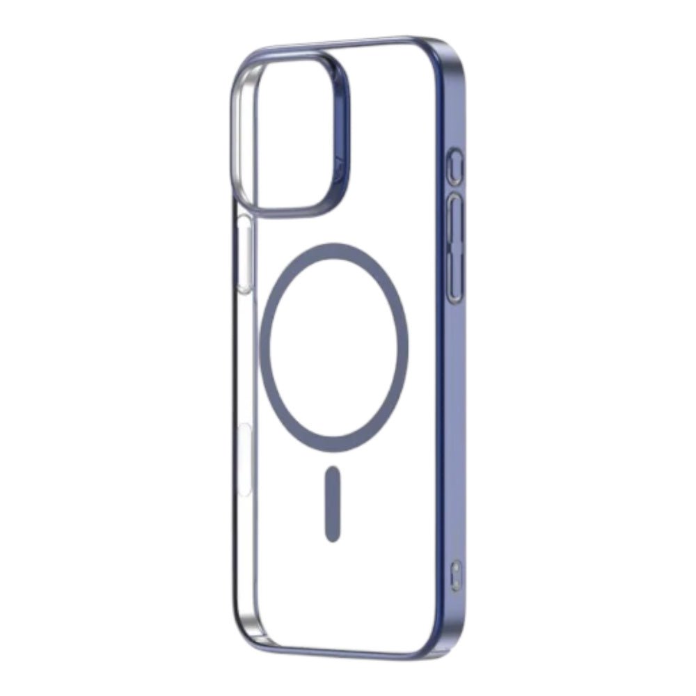 Estuche devia magsafe iphone 16 glimmer magnetic series case(pc) color azul - TOP MOVIL