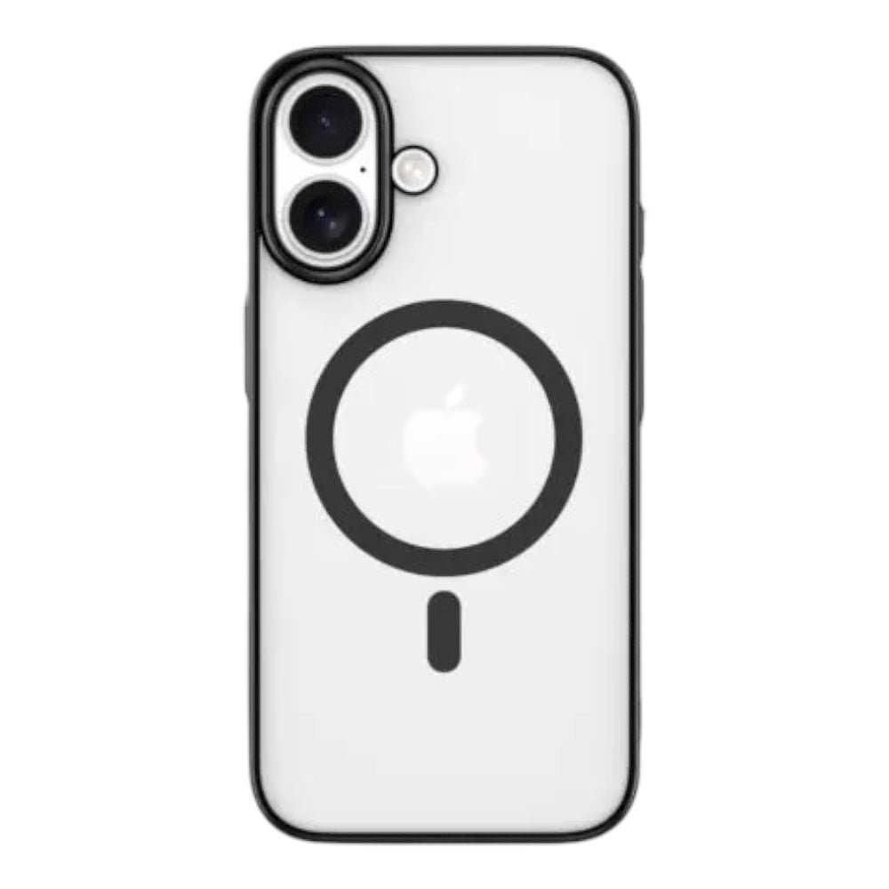 Estuche devia magsafe iphone 16 plus glimmer magnetic series case(pc) color negro - TOP MOVIL