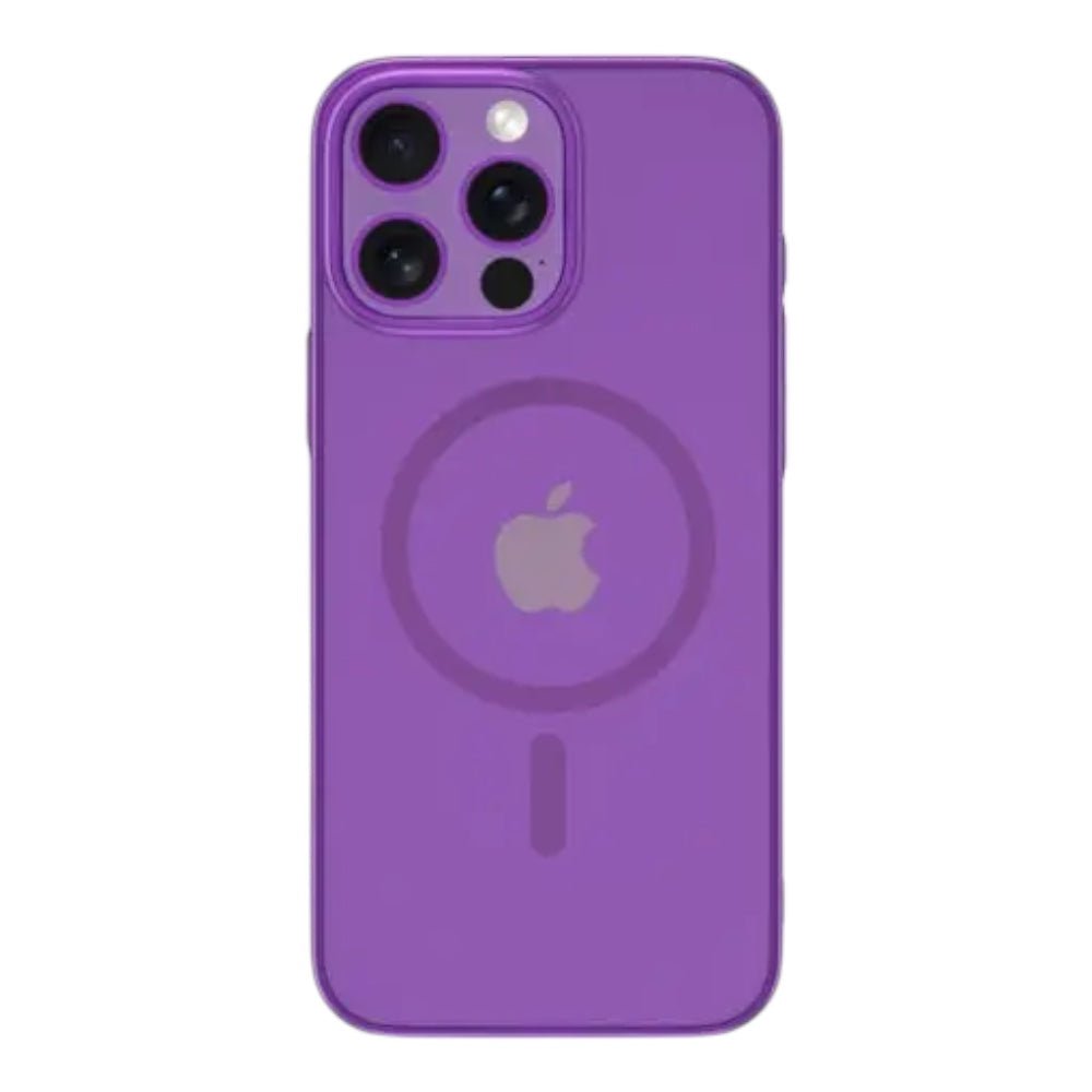 Estuche devia magsafe iphone 16 pro glimmer magnetic series case(pc) color rosado - TOP MOVIL