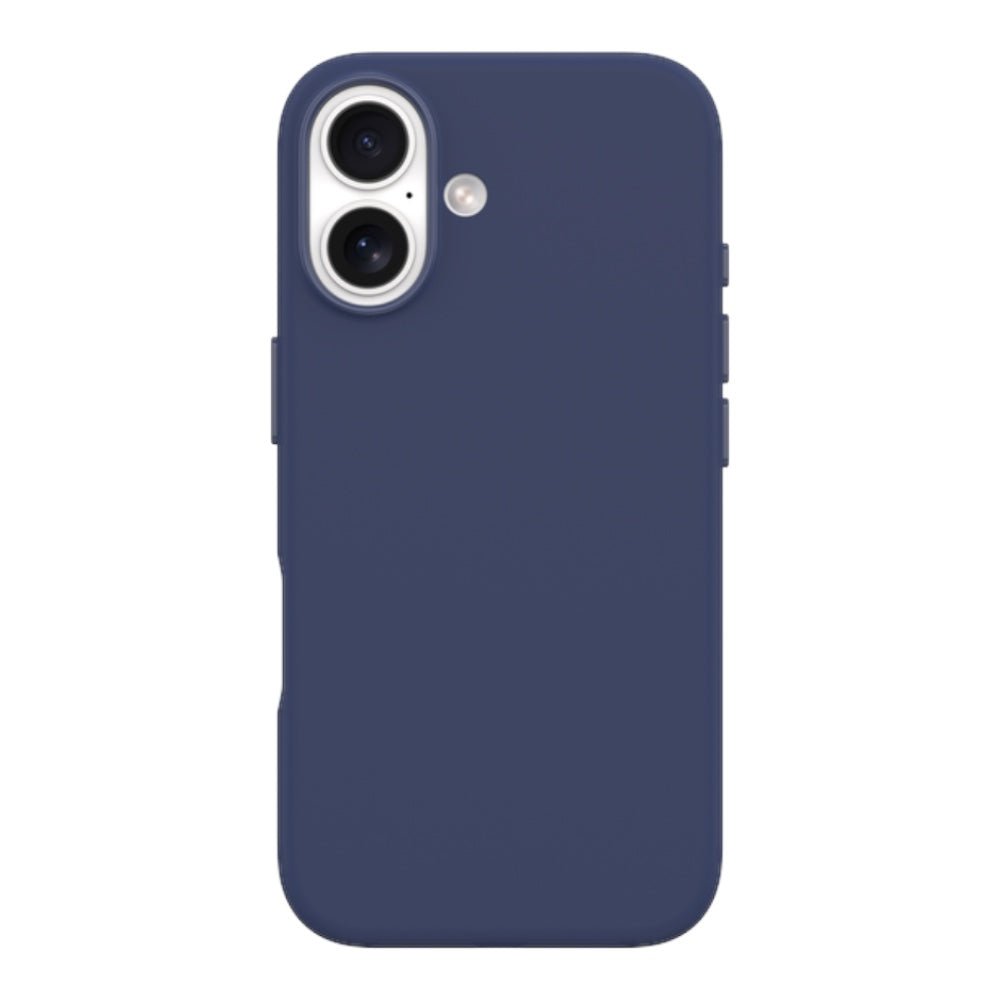 Estuche devia skin iphone 16 plus nature series silicone magnetic case color azul - TOP MOVIL