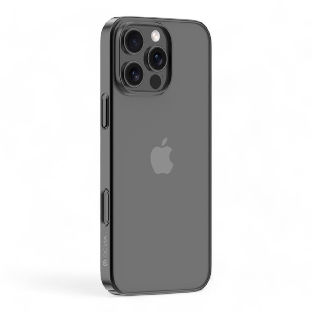 Estuche devia skin iphone 16 pro glimmer series case(pc) color negro - TOP MOVIL