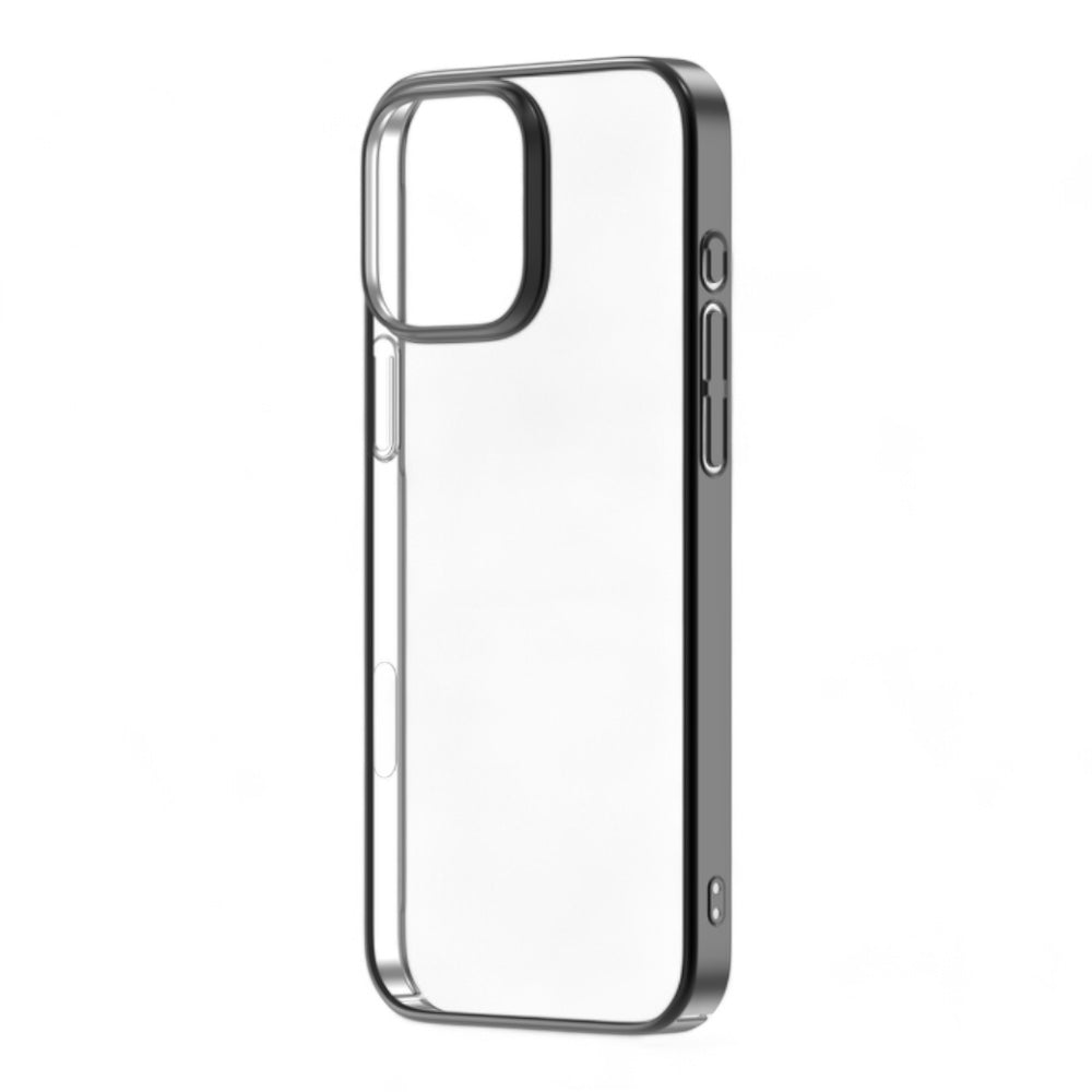 Estuche devia skin iphone 16 pro glimmer series case(pc) color negro - TOP MOVIL