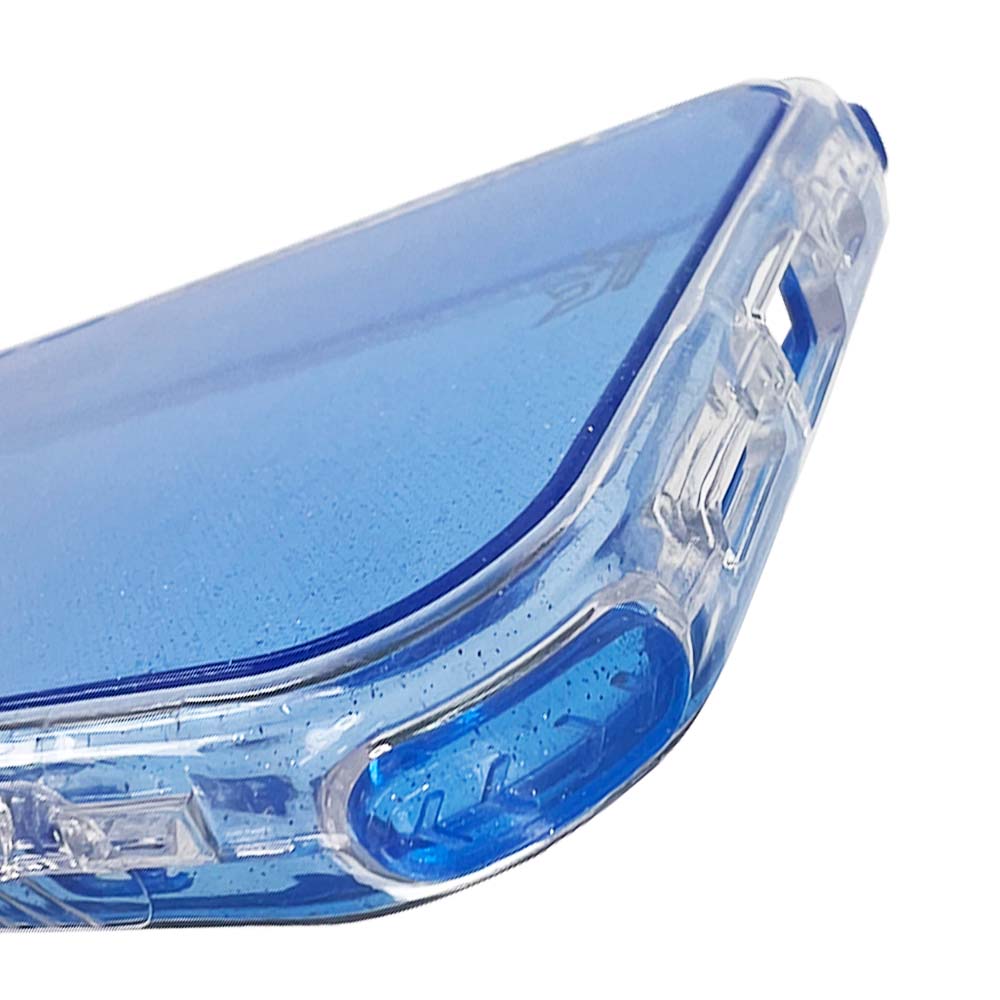 Estuche el rey glitter iphone 14 defender color azul - TOP MOVIL