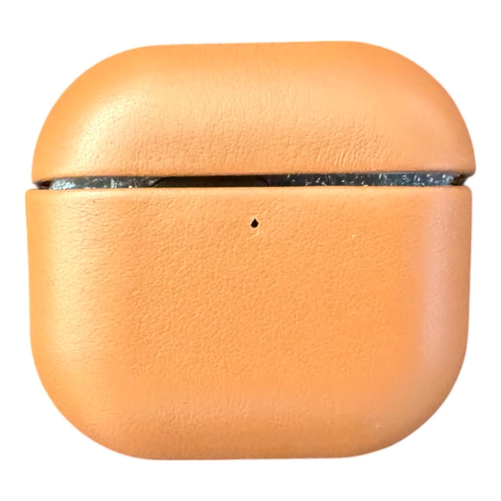 Estuche el rey skin airpods 4 estilo cuero color café - TOP MOVIL