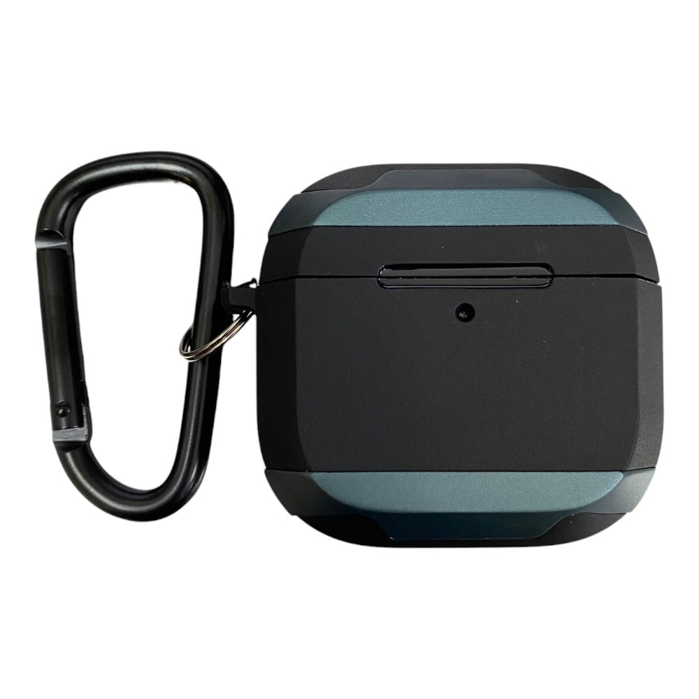 Estuche generico skin airpods 4 defense color celeste - TOP MOVIL