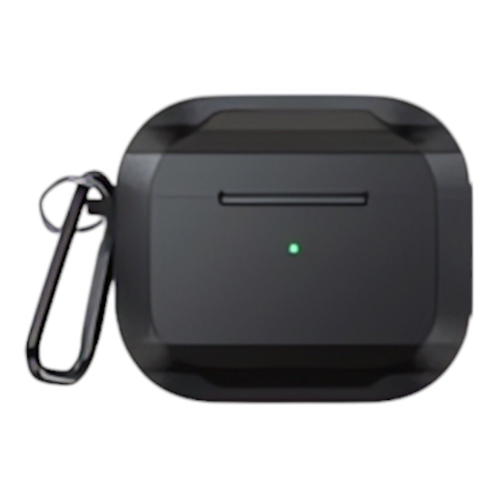 Estuche generico skin airpods 4 defense color negro - TOP MOVIL
