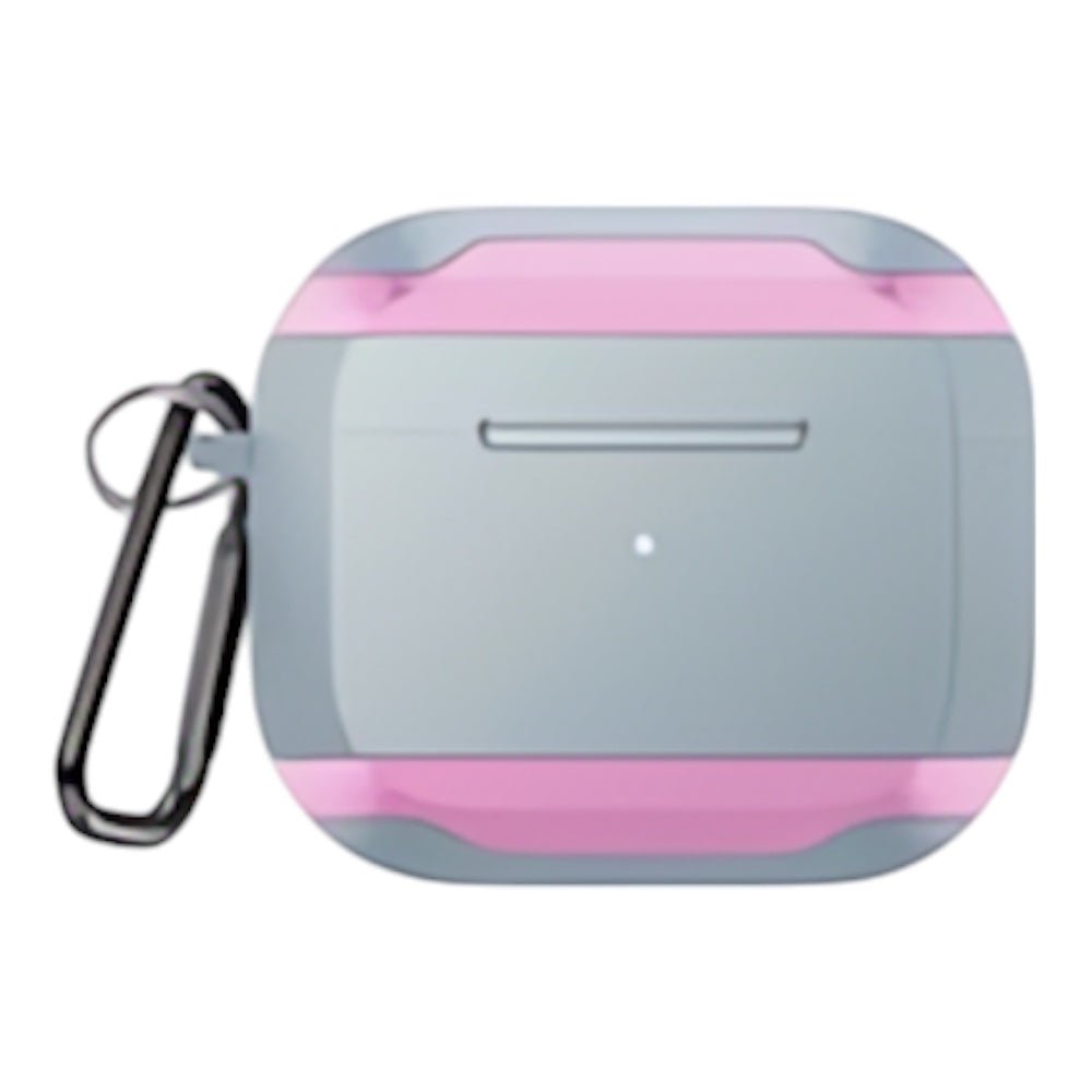 Estuche generico skin airpods 4 defense color rosado - TOP MOVIL