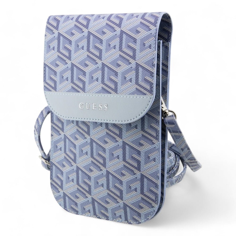Estuche guess wallet gcube stripe blue universal color azul - TOP MOVIL