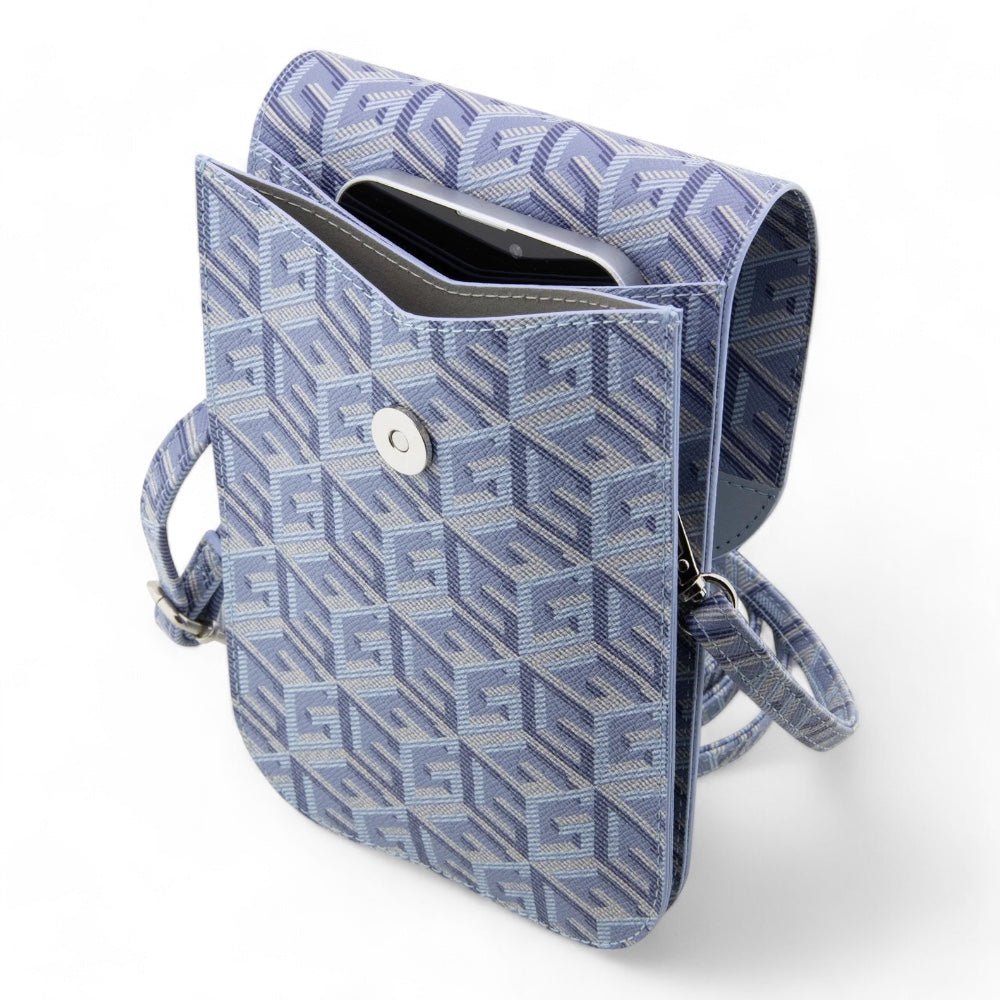 Estuche guess wallet gcube stripe blue universal color azul - TOP MOVIL