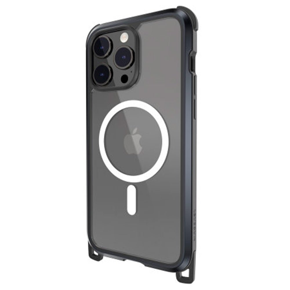 Estuche mageasy odyssey iphone 15 pro ultra m + strap metal color negro - TOP MOVIL