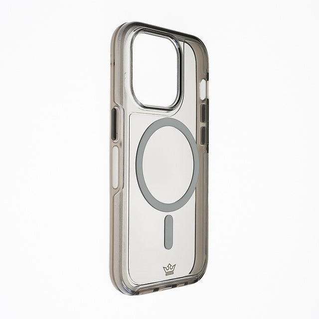 Estuche magsafe el rey symmetry con magsafe apple iphone 14 plus color gris / transparente - TOP MOVIL