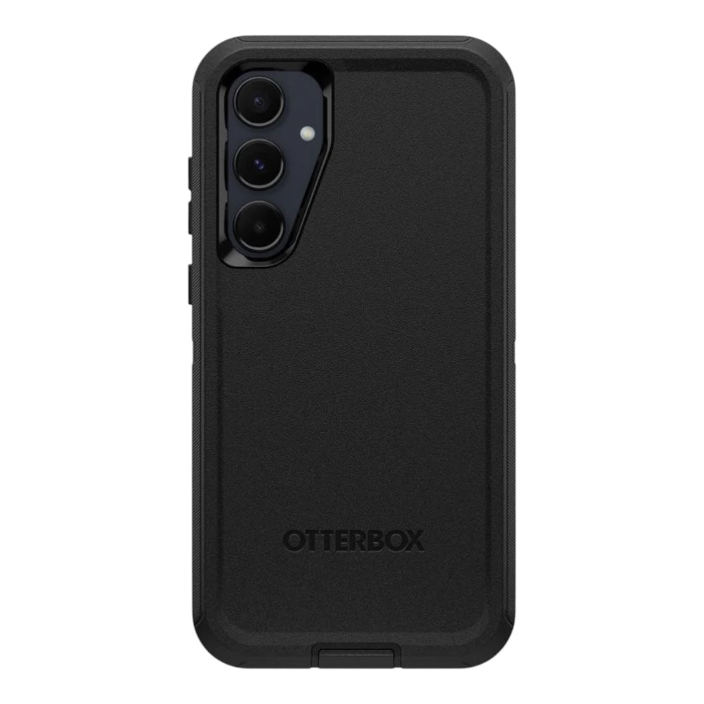 Estuche otterbox defender con clip color negro modelo samsung a35 - TOP MOVIL