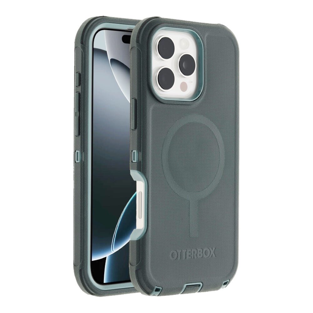 Estuche otterbox defender con magsafe y clip color menta modelo iphone 14 pro max - TOP MOVIL