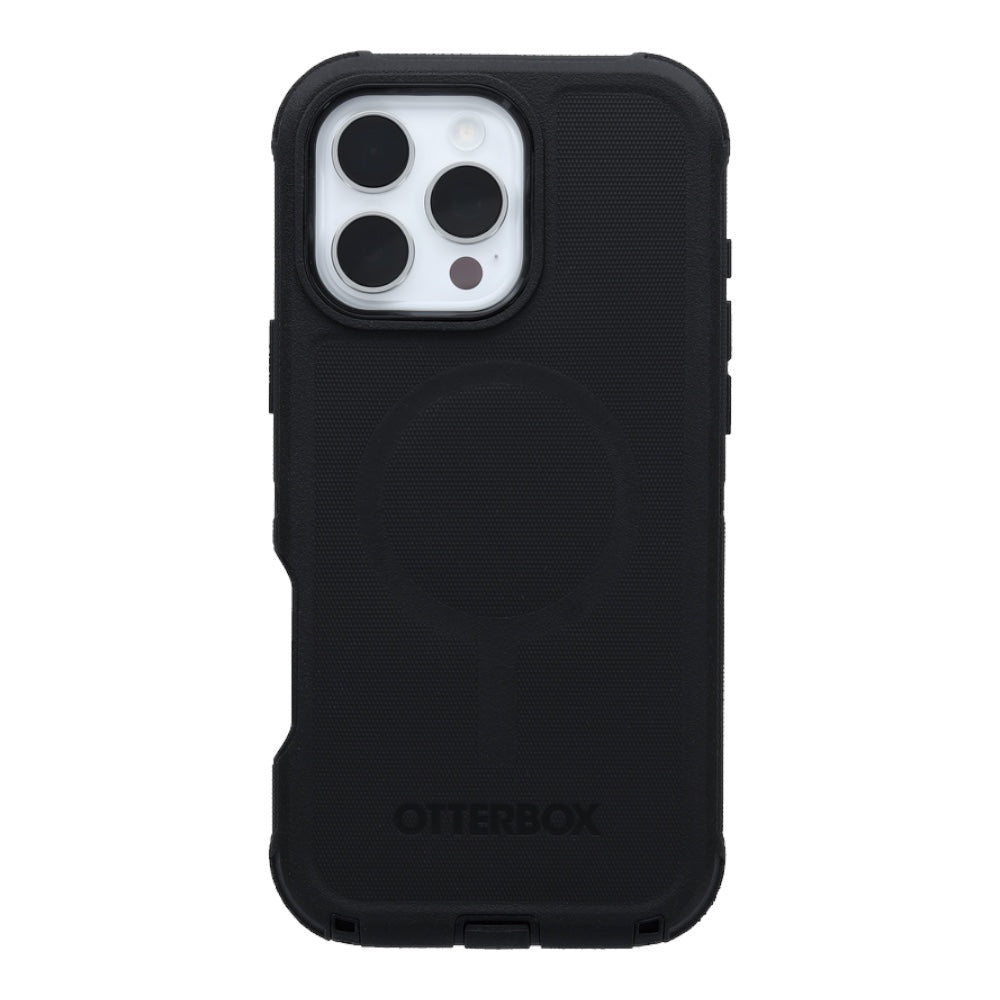 Estuche otterbox defender con magsafe y clip color negro modelo iphone 16 pro max - TOP MOVIL