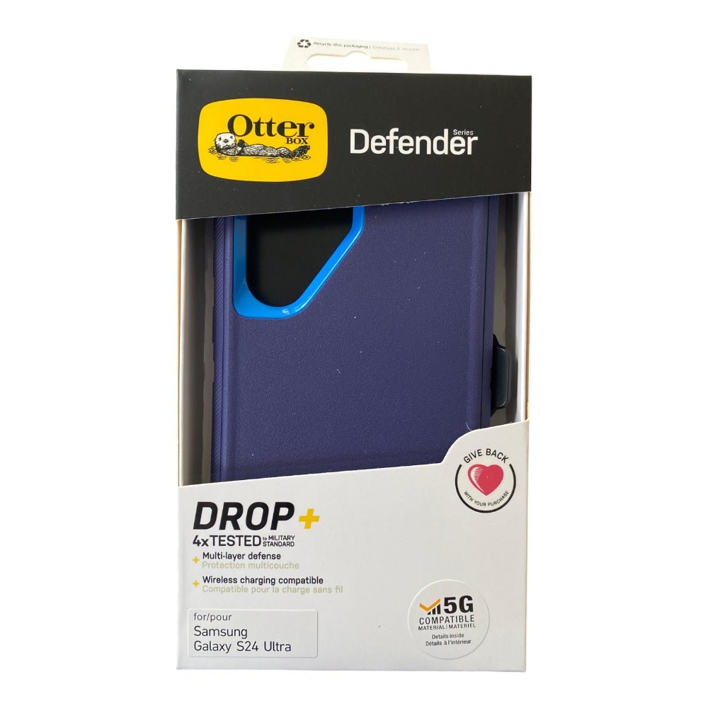 Estuche otterbox defender samsung s24 ultra color azul - TOP MOVIL