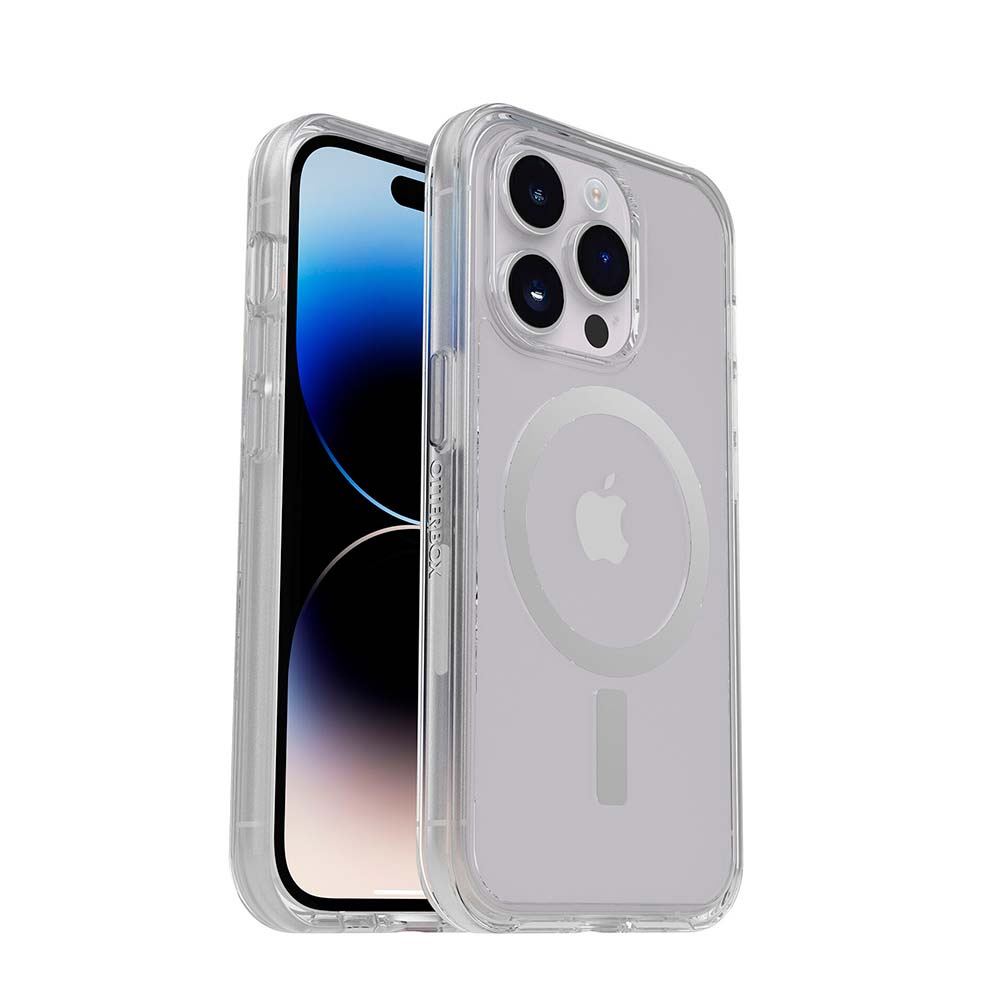 Estuche otterbox symmetry iphone 15 pro magsafe color transparente - TOP MOVIL