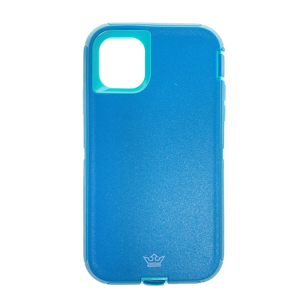Estuche proteccion el rey defender apple iphone 11 pro max color turquesa - TOP MOVIL