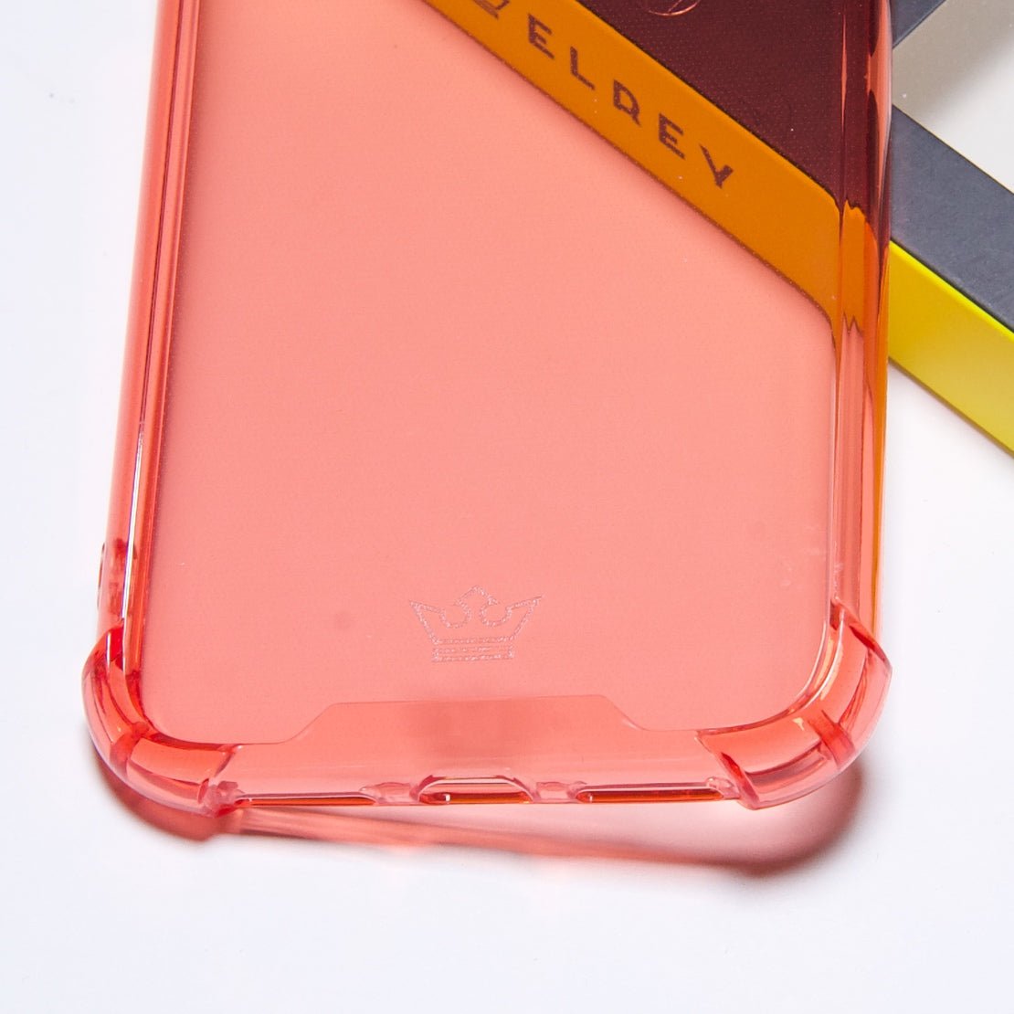 Estuche proteccion el rey hard case flexible reforzado apple iphone 11 pro color rojo - TOP MOVIL