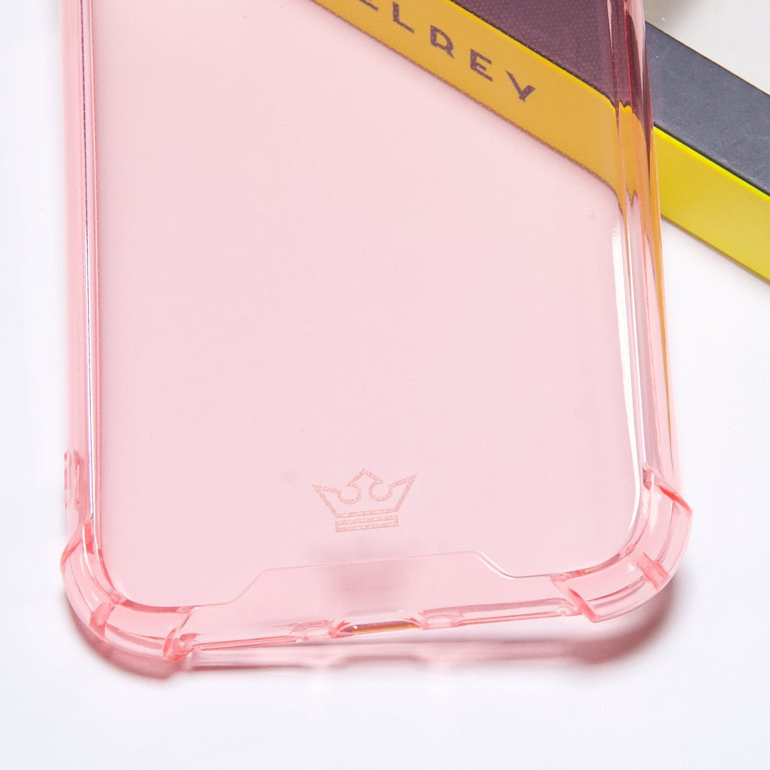 Estuche proteccion el rey hard case flexible reforzado apple iphone 11 pro color rosado - TOP MOVIL
