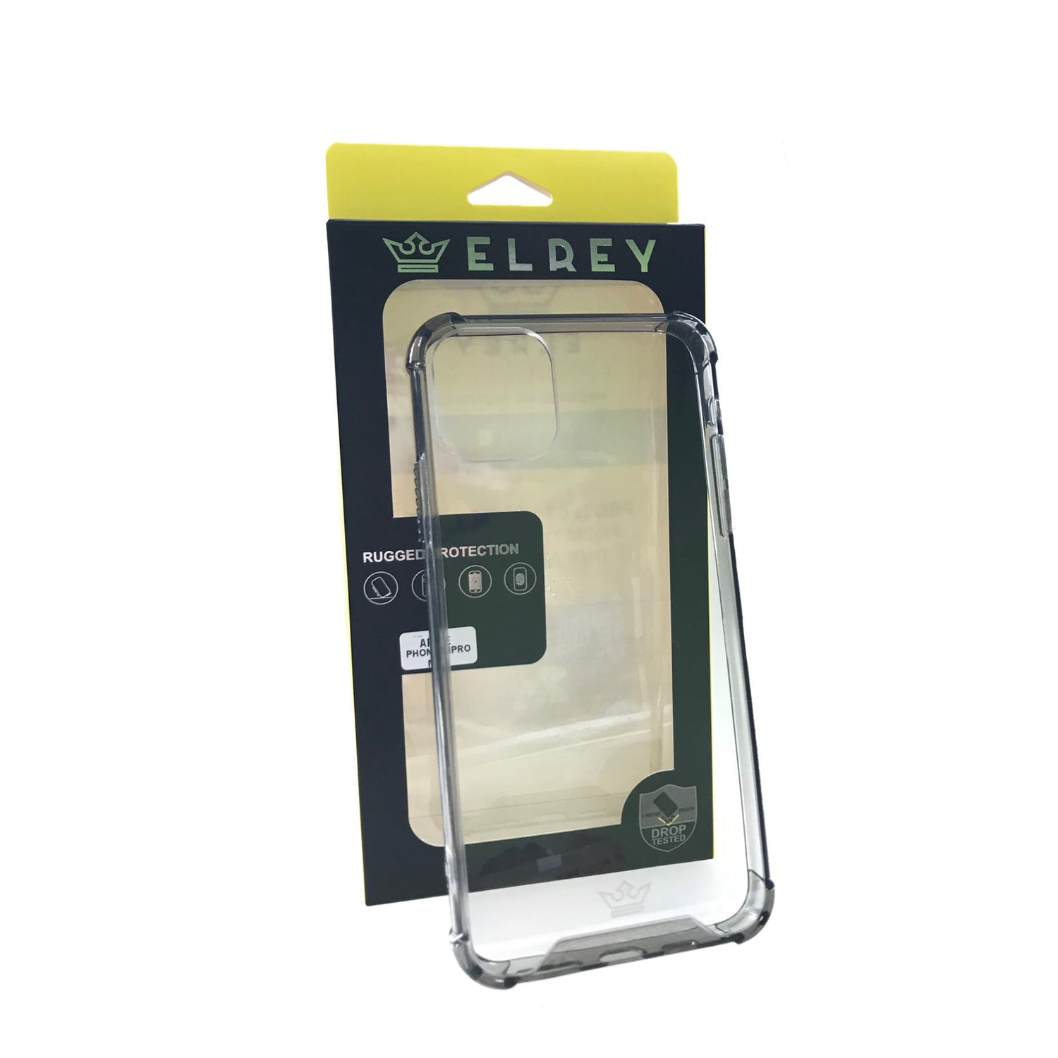 Estuche proteccion el rey hard case reforzado apple iphone 11 pro color gris - TOP MOVIL