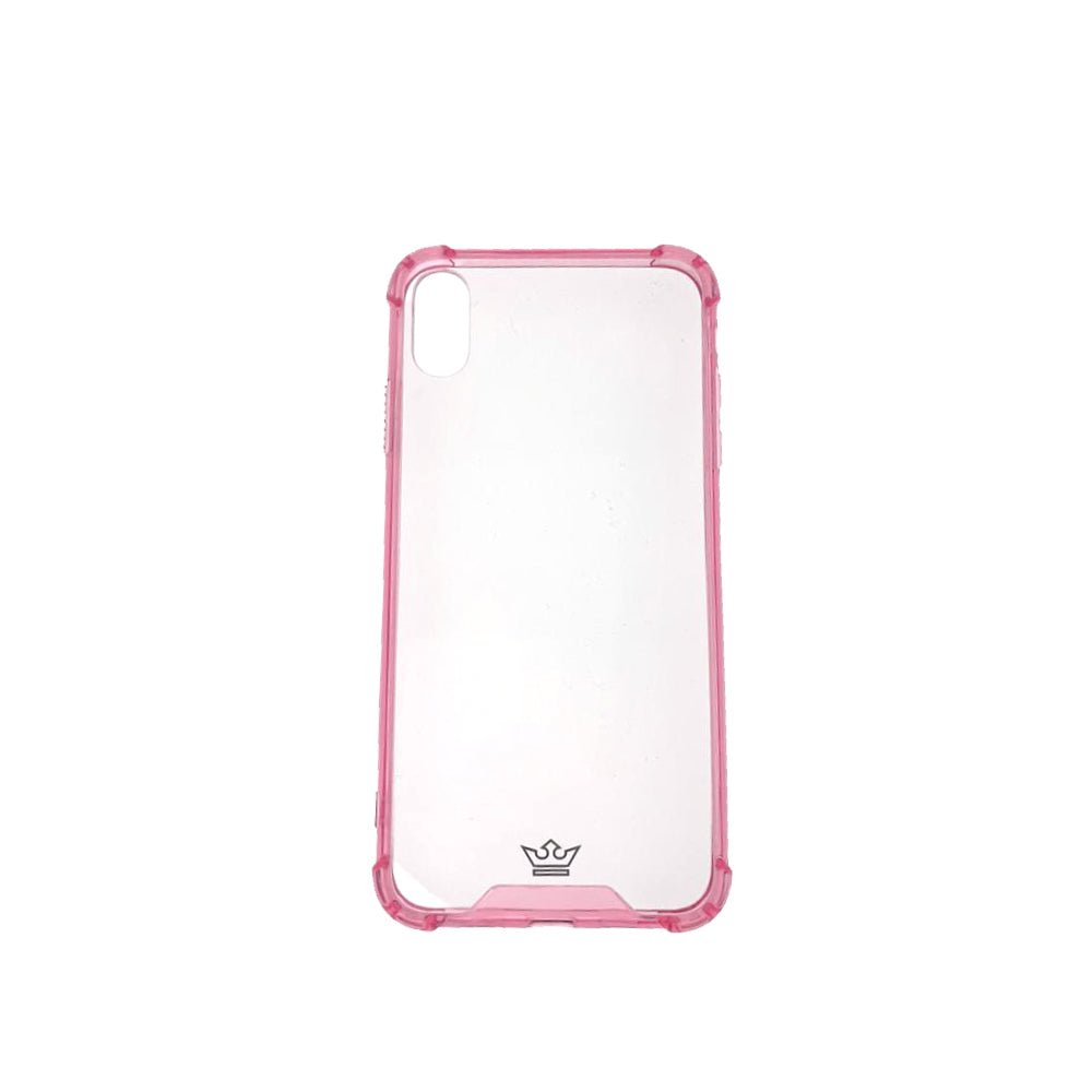 Estuche proteccion el rey hard case reforzado apple iphone xr color rosado - TOP MOVIL