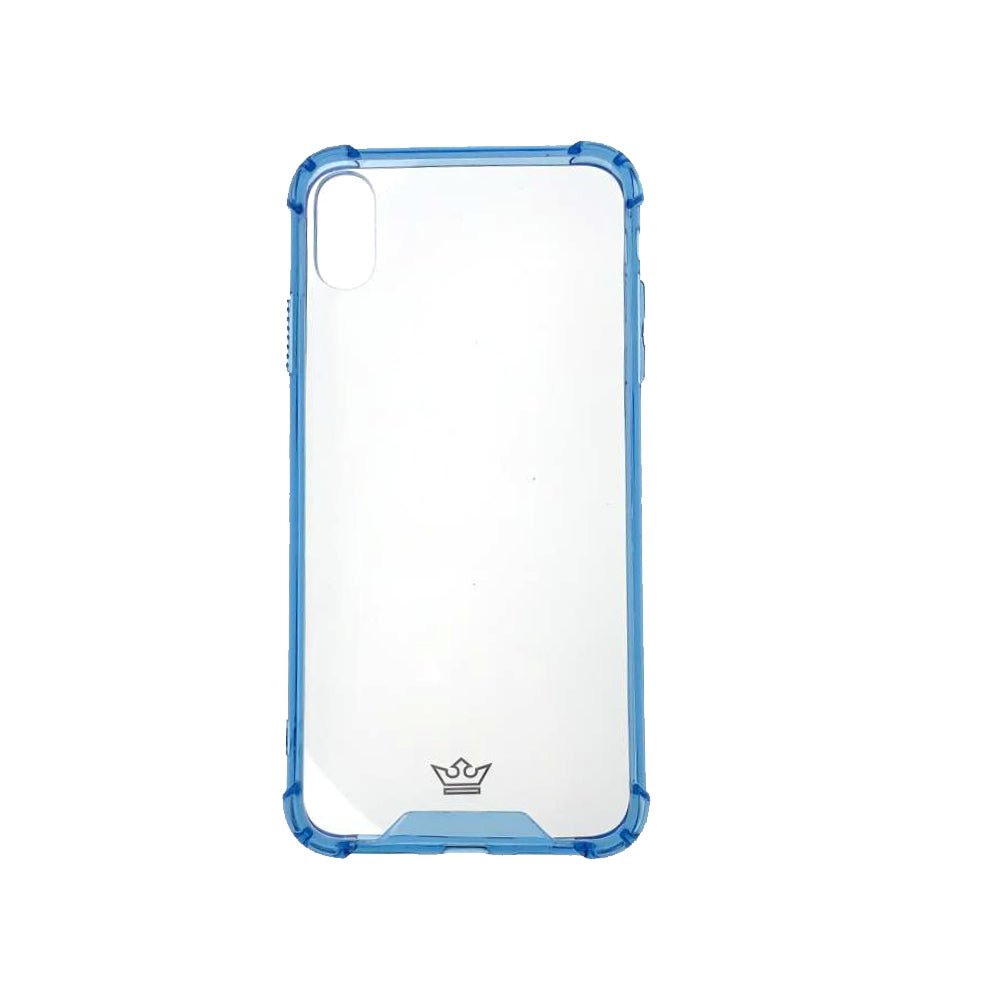 Estuche proteccion el rey hard case reforzado apple iphone xs max color azul - TOP MOVIL