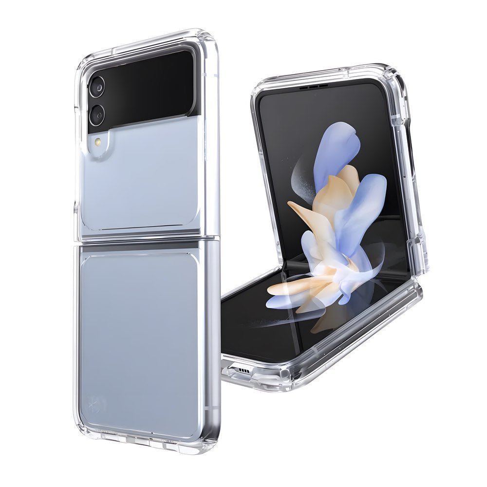 Estuche proteccion el rey hard case samsung flip 4 color transparente - TOP MOVIL