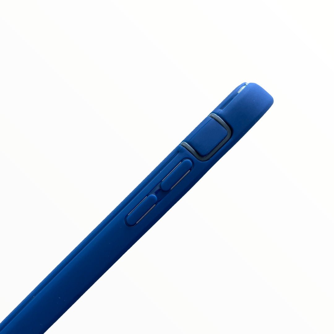 Estuche proteccion el rey warrior a prueba de impactos apple iphone 12 mini color azul - TOP MOVIL