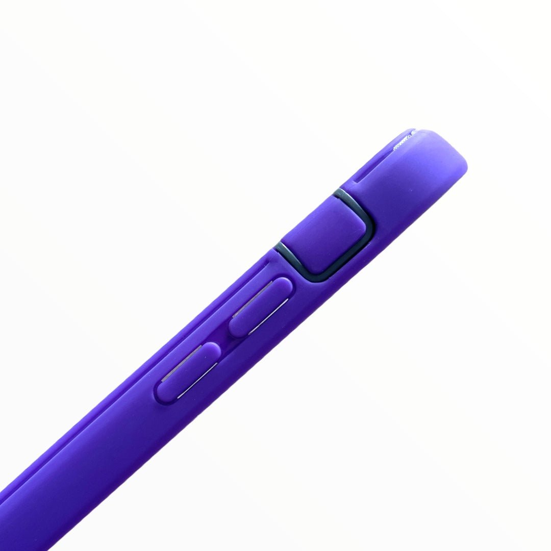 Estuche proteccion el rey warrior a prueba de impactos apple iphone 12 pro max color morado - TOP MOVIL