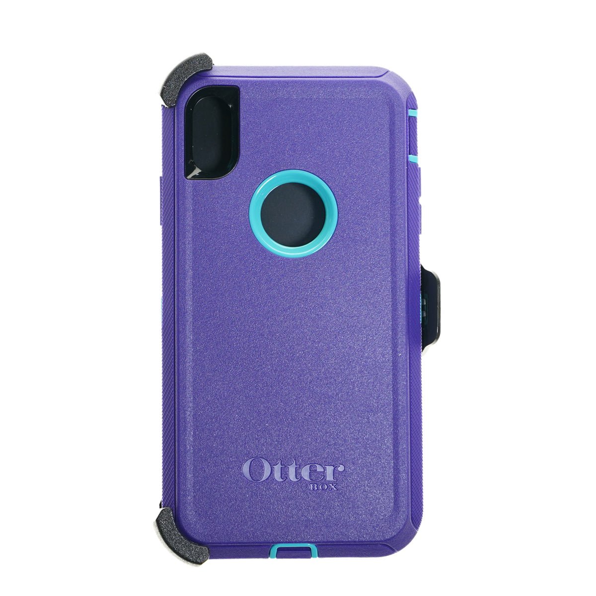 Estuche proteccion otterbox defender apple iphone xs max color morado / turquesa - TOP MOVIL