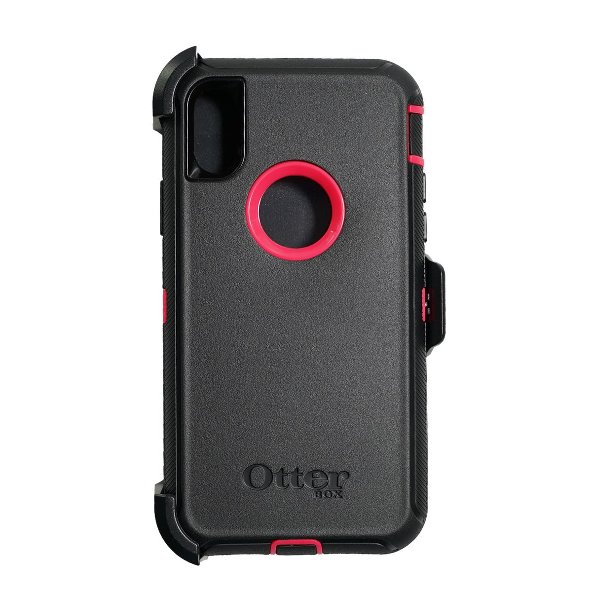 Estuche proteccion otterbox defender apple iphone xs max color negro / rosado - TOP MOVIL