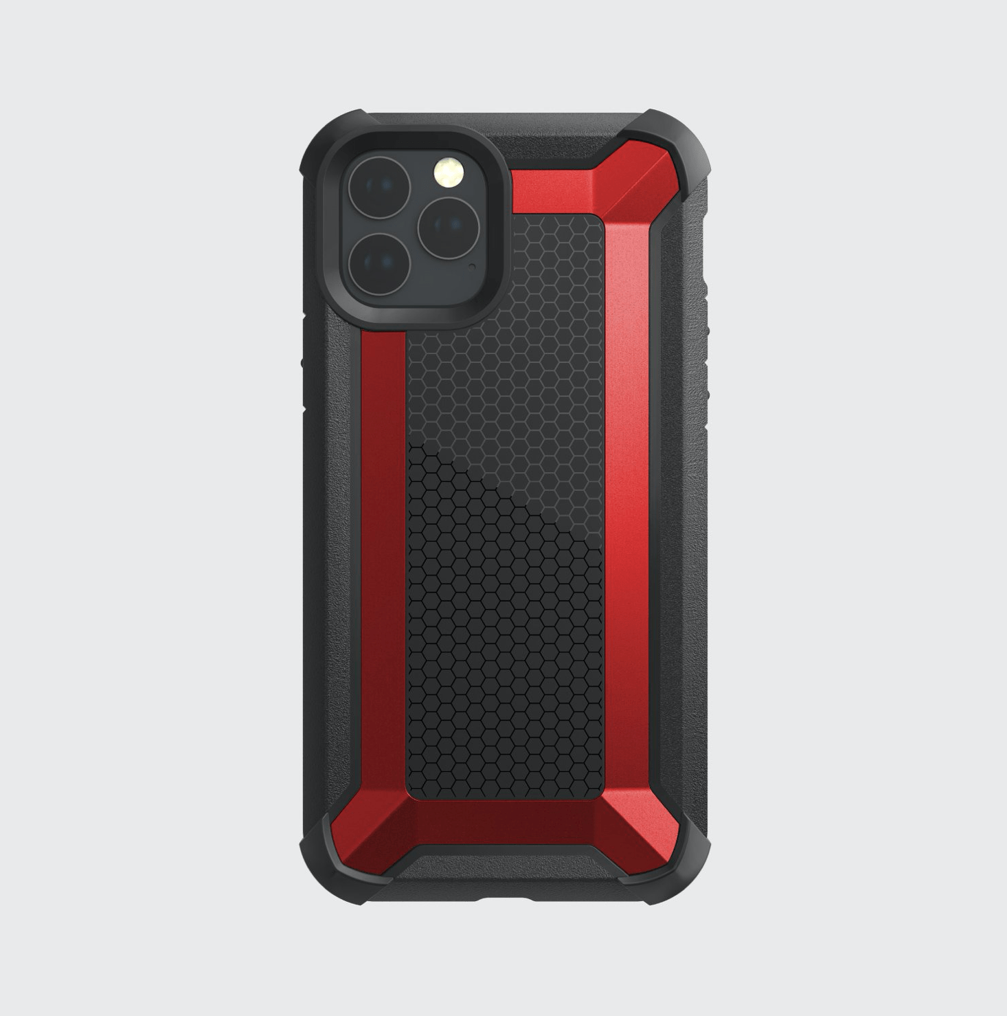 Estuche proteccion xdoria defense tactical apple iphone 11 pro color rojo / negro - TOP MOVIL