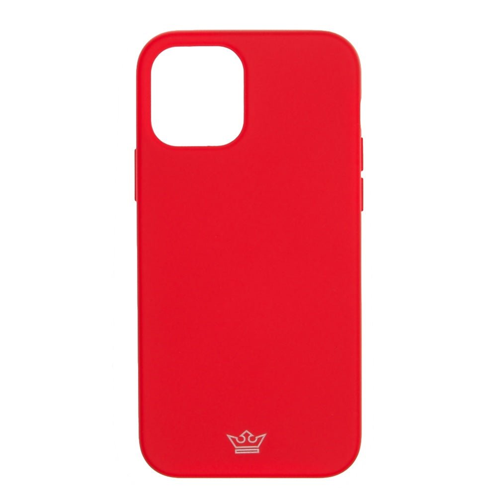 Estuche silicon el rey silicon apple iphone 12 mini color rojo - TOP MOVIL