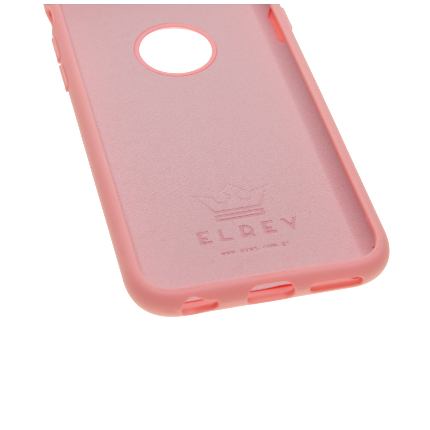 estuche silicon el rey silicon apple iphone 6 plus color rosado - TOP MOVIL