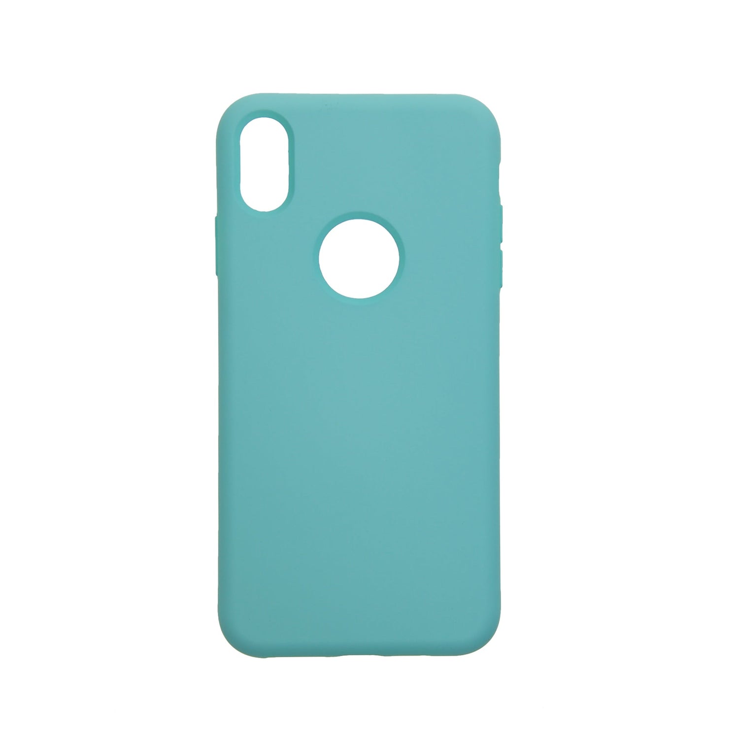 Estuche silicon el rey silicon apple iphone xs color turquesa - TOP MOVIL