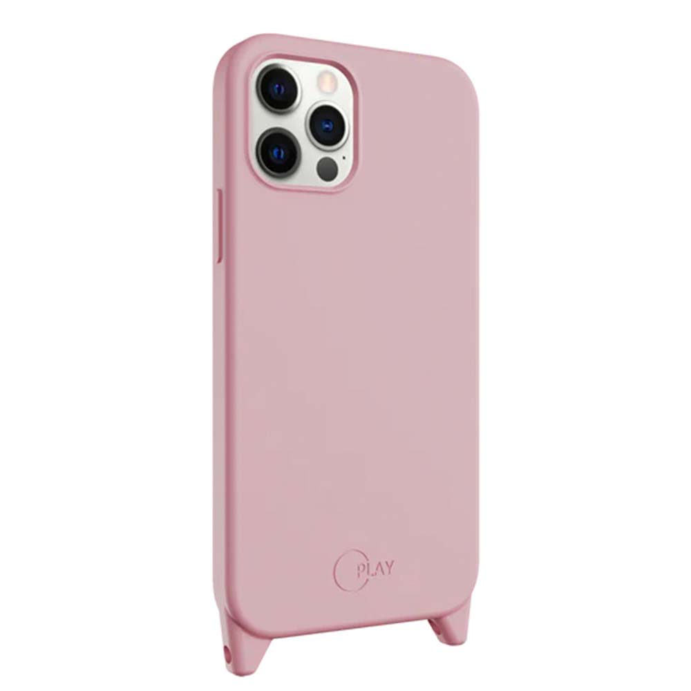 Estuche switcheasy play iphone 12 pro con strap color rosado - TOP MOVIL