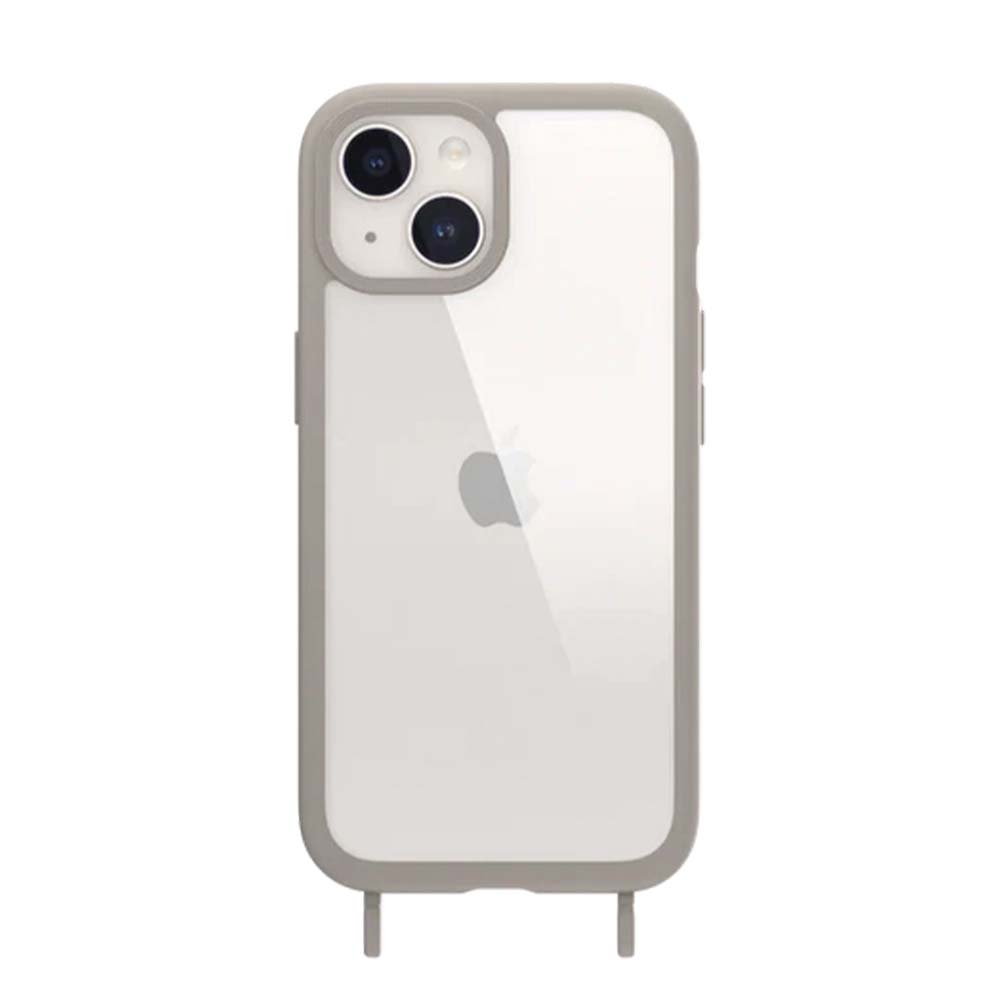 Estuche switcheasy roam iphone 15 plus roam + strap color gris - TOP MOVIL