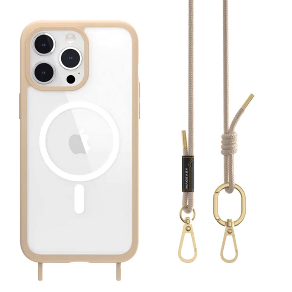 Estuche switcheasy roam iphone 15 pro m + strap color rosado - TOP MOVIL