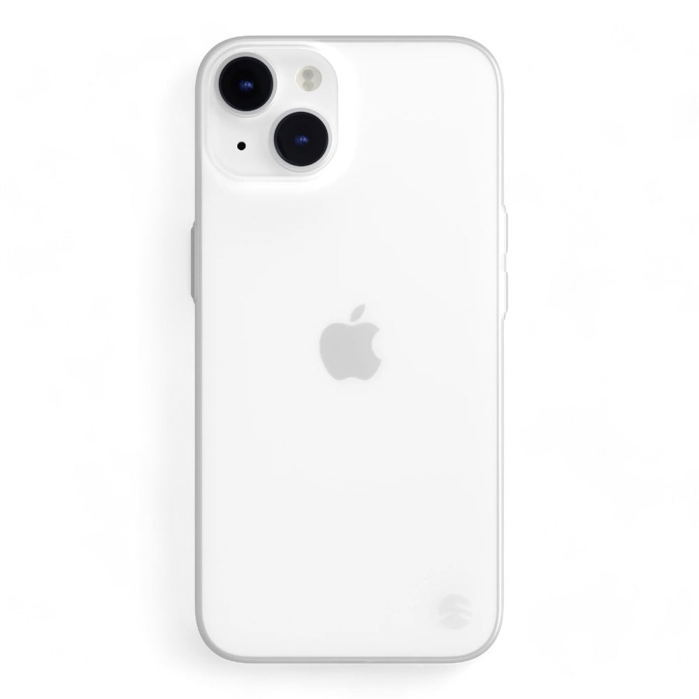 Estuche switcheasy skin iphone 14 0.35 color transparente/blanco - TOP MOVIL