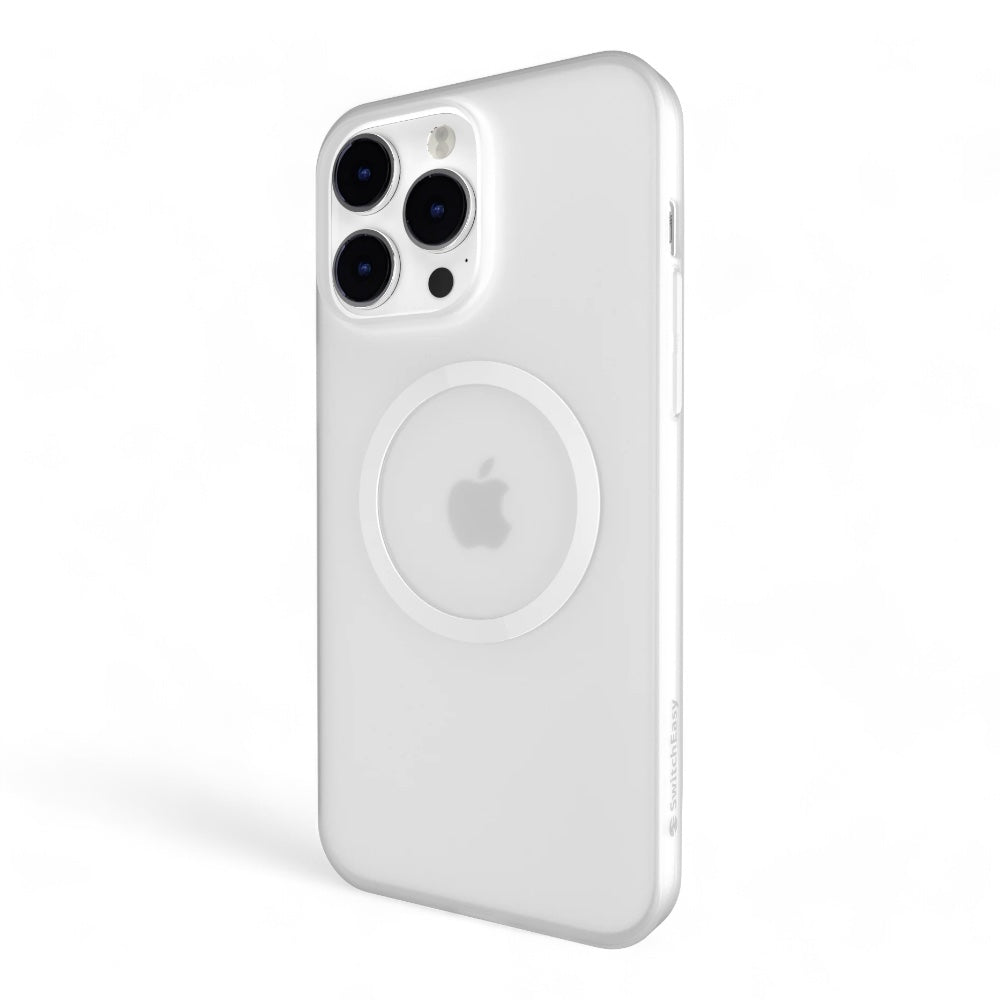 Estuche switcheasy skin iphone 14 pro max gravity m transparent white color transparente/blanco - TOP MOVIL